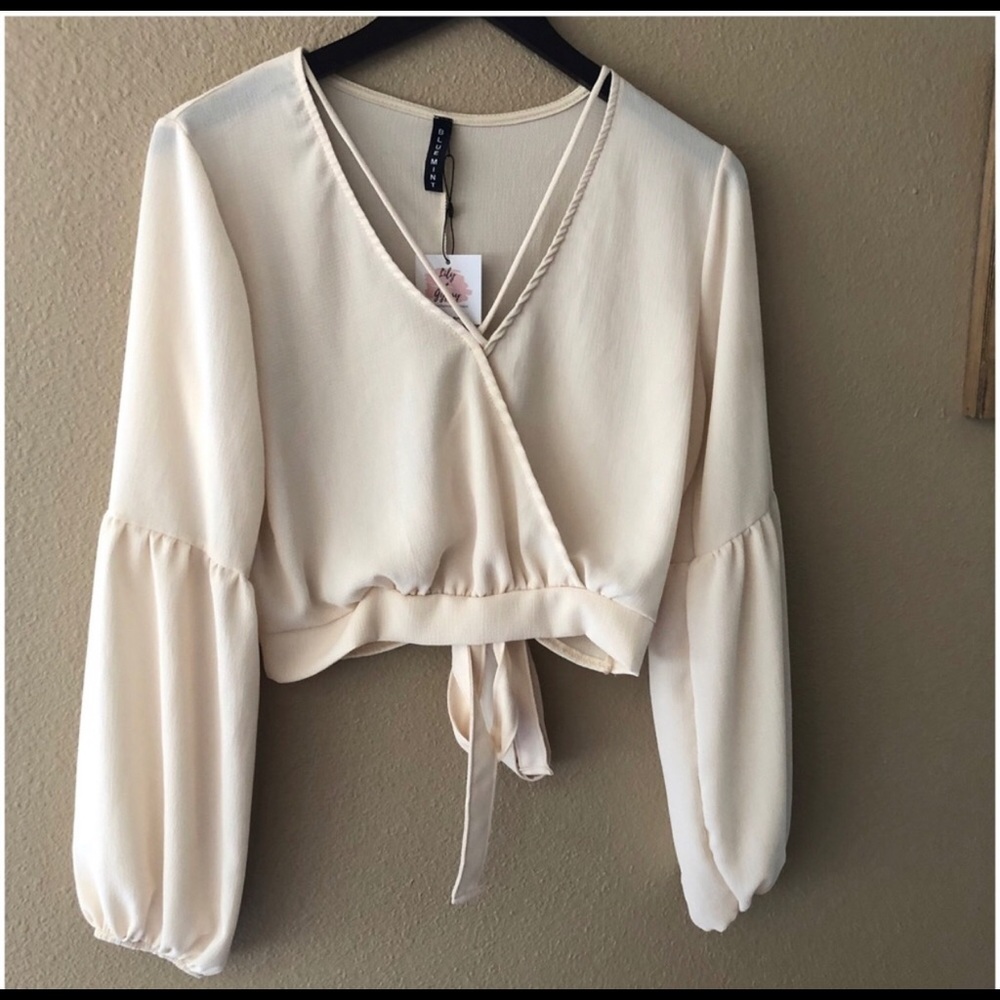 Beige crop top - Picture 2 of 2
